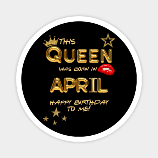 April Birthday Magnet